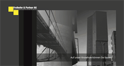 Desktop Screenshot of freihofer-bauingenieure.ch